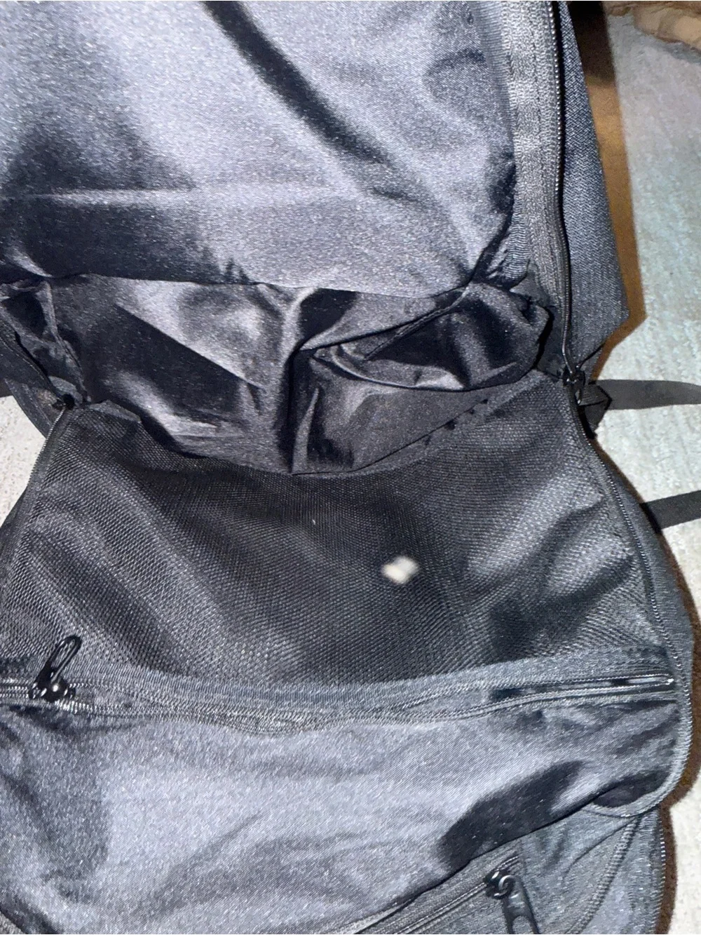 Nike Black Backpack with White Swoosh